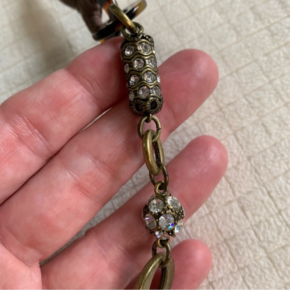 J.Crew tortoiseshell ribbon necklace - Picture 5 of 11